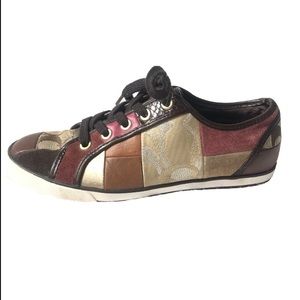 Coach Logo Patch Dawnell Sneakers Women's Size 6.5